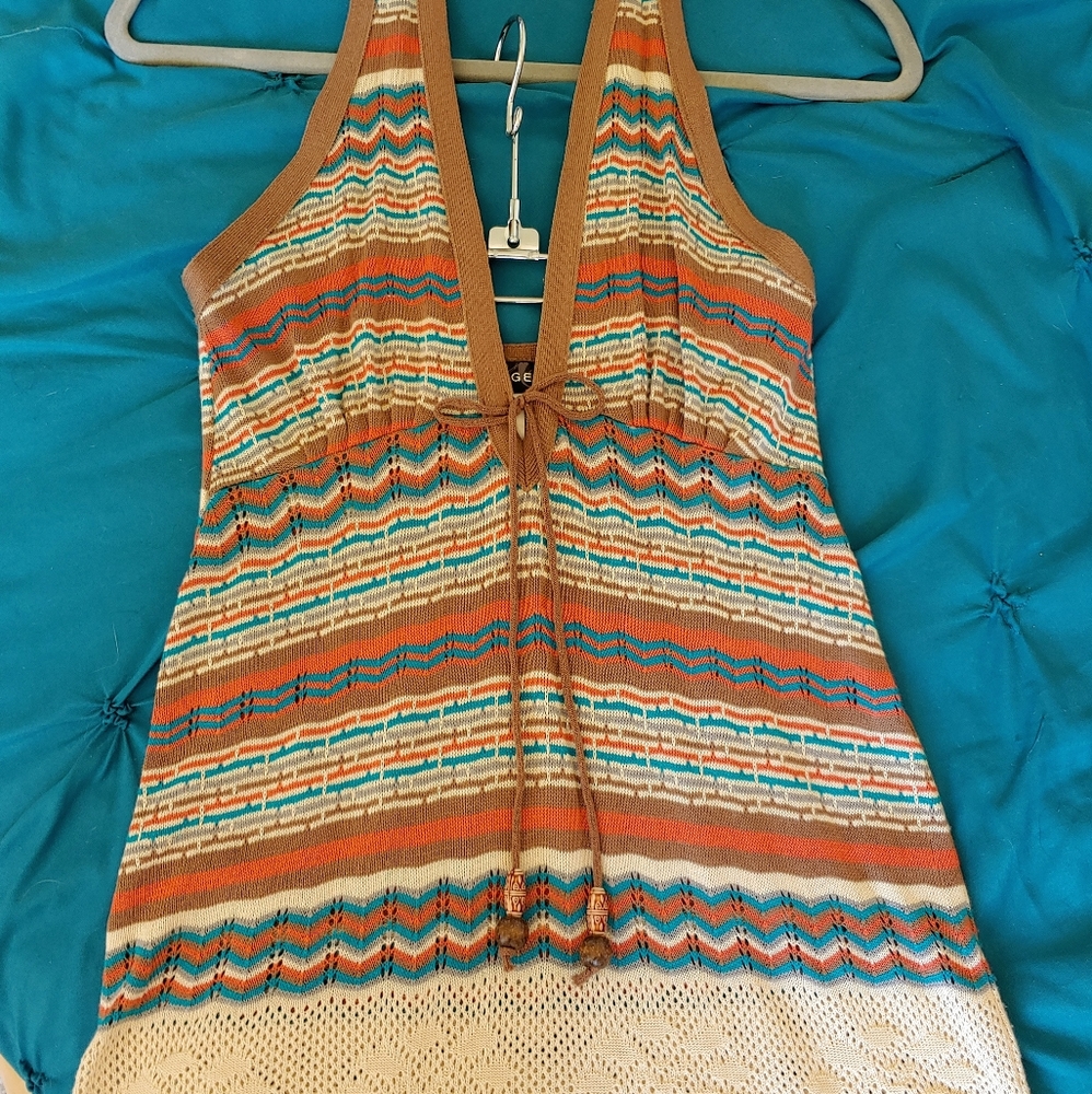 Rampage knit halter top